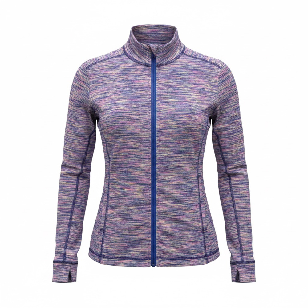 Ideology Girls Full-Zip Athletic Jacket Multicolor Striped Size XL